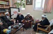 دیدار دکتر احمد واعظی ریاست دفترتبلیغات اسلامی با استاد حاج شیخ محمدحسن صافی گلپایگانی