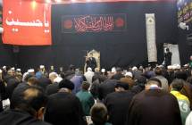 مراسم روضه حضرت سیدالشهداء علیه السلام باحضور علماء و عموم شیفتگان اهل بیت علیهم السلام-دفتر حضرت آیت الله العظمی صافی گلپایگانی قدس سره/نهم محرم 1444