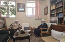 گزارش تصویری دیدار تولیت محترم آستان قدس رضوی با آیت الله زاده معظم استاد حاج شیخ حسن صافی