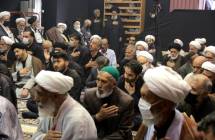 مراسم روضه حضرت سیدالشهداء علیه السلام باحضور علماء و عموم شیفتگان اهل بیت علیهم السلام-دفتر حضرت آیت الله العظمی صافی گلپایگانی قدس سره/دوازدهم محرم