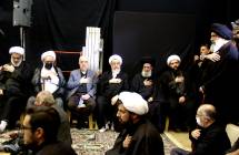 مراسم روضه حضرت سیدالشهداء علیه السلام باحضوز علماء و عموم شیفتگان اهل بیت علیهم السلام-دفتر حضرت آیت الله العظمی صافی گلپایگانی قدس سره/چهارم محرم 