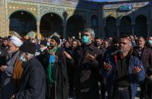 گزارش تصویری دسته بزرگ عزاداران فاطمی به دعوت مرجع عالیقدر آیت الله العظمی صافی گلپایگانی