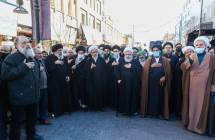 گزارش تصویری دسته بزرگ عزاداران فاطمی به دعوت مرجع عالیقدر آیت الله العظمی صافی گلپایگانی