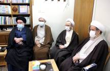 دیدار اعضای شورای عالی حوزه‌های علمیه با حضرت آیت الله العظمی صافی گلپایگانی