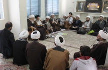 دیدار اعضای هیأت علمی همایش بین المللی دکترین مهدویت با حضرت آیت الله العظمی صافی گلپایگانی