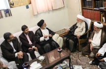 دیدار شورای سیاستگذاری کنگره بزرگداشت مقام آیت الله مظاهری با حضرت آیت الله العظمی صافی گلپایگانی