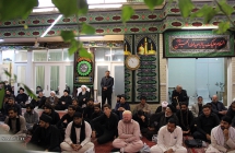 مراسم عزاداری شهادت امام حسین (ع) با حضور مرجع عالیقدر حضرت آیت الله العظمی صافی گلپایگانی / روز هشتم محرم.