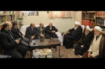 دیدار ریاست دانشگاه علوم پزشکی ایران و اعضای مجمع خیرین سلامت کشور با حضرت آیت الله العظمی صافی گلپایگانی
