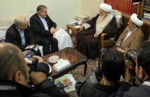 دیدار وزیر فرهنگ و ارشاد اسلامی، آقای دکتر سید رضا صالحی امیری با حضرت آیت الله العظمی صافی گلپایگانی
