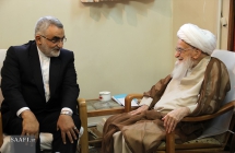 دیدار اعضای کمیسیون امنیت ملی و سیاست خارجی مجلس با مرجع عالیقدر حضرت آیت الله العظمی صافی گلپایگانی