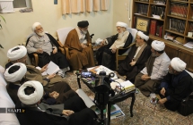 دیدار مسؤولان و اعضای هیأت علمی موسسه آینده روشن (پژوهشکده مهدویت) با حضرت آیت الله العظمی صافی گلپایگانی
