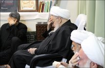 گزارش تصویری: عزاداران رضوی در سوگ شهادت امام رضا (ع)، دفتر حضرت آیت الله العظمی صافی گلپایگانی