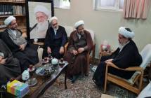 دیدار دکتر احمد واعظی ریاست دفترتبلیغات اسلامی با استاد حاج شیخ محمدحسن صافی گلپایگانی